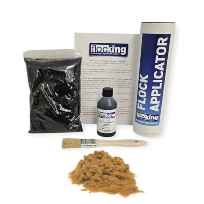 Image of Small Flocking Kit Flock Powder Nylon (Arena Brown)