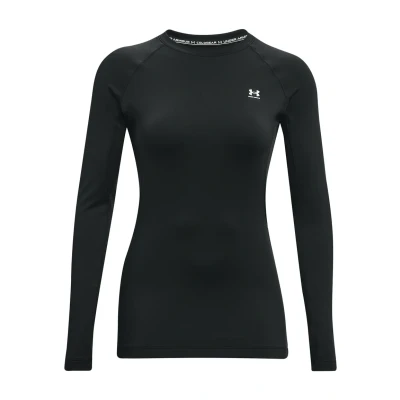 Image of Under Armour UA CG Authentics CREW Long sleeved top, Women&#039;s, Size: Large, Black/white