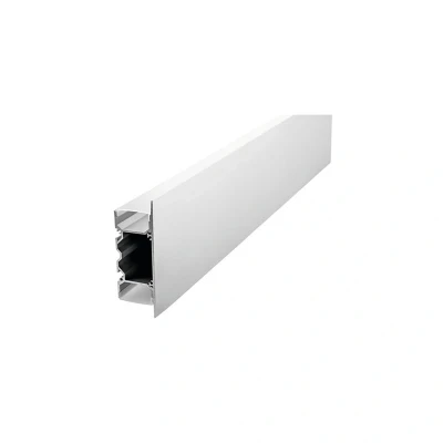 Image of Surface Mount Frosted Diffuser Profile Aluminium Rail 1 Metre Integral LED