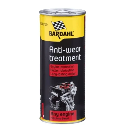 Image of Bardahl Car Oil Additive, Anti Wear Treatment, Enhances Engine Performance Improving Mechanical Performance, 400 ml