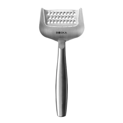 Image of Boska Cheese Grater with Handle Copenhagen Hand Held Multifunctional for Cheeses, Citrus and Hard Vegetables [Premium Stainless Steel] [Handy &amp; Lightweight]