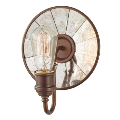 Image of Urban Renewal 1 Light Indoor Wall Bronze, E27