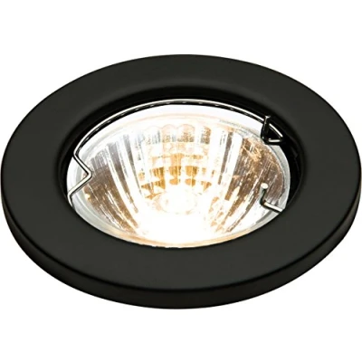 Image of KnightsBridge IP20 12V 50W max. L/V Downlights with Bridge Matte Black