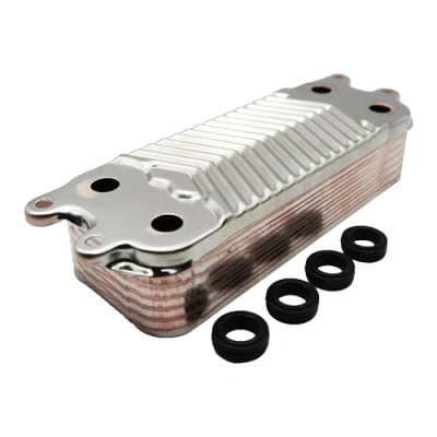 Image of HTS Saunier Duval &amp; Glowworm Boiler Plate Heat Exchanger (12 Plates) 0020097179