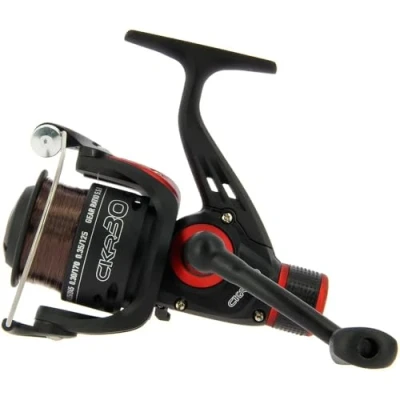 Image of CKR30 Match &amp; Coarse Fishing Reel With Rear Drag Pre Loaded 8lb Line