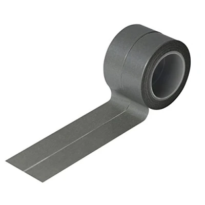 Image of UOOOM 2pcs 10m x 15mm Decorative Washi Tape Masking Adhesive Scrapbooking DIY Craft Gift (Gray)