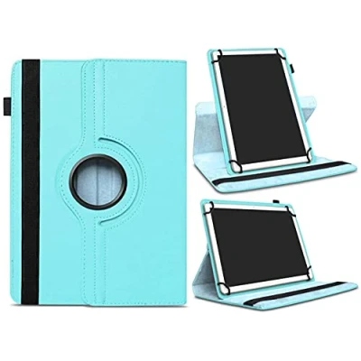 Image of AKNICI Universal 7 8 Inch Tablet Case for Lenovo Tab M7 M8 E7/ASUS Google Nexus 7/HUAWEI MediaPad M5 Lite T3/Acer/Alcatel/Samsung Galaxy A/iPad Mini/iRULU/RCA/Fire 8/Haehne/TECLAST, Skyblue