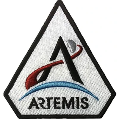 Image of Artemis Program Embroidered Patch 9cm x 10cm