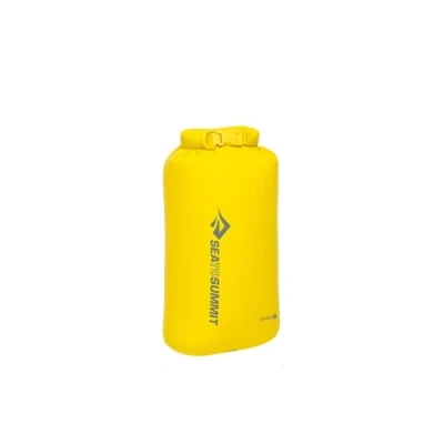 Image of Sea to Summit Lightweight Dry Bag S 5L Waterproof Storage Roll Top Closure Recycled Fabric Base Lash Point &amp; D Ring For Backpacking Kayaking 16.8 x 14 32cm Sulphur Yellow 50g