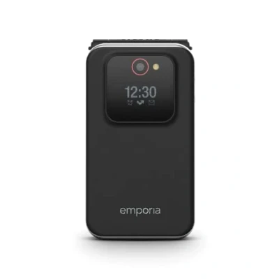 Image of Emporia JOY LTE Big Button 4G FLIP Mobile Phone, ideal for the elderly Unlocked, Large 2.8&quot; screen, external 2MP camera BLACK