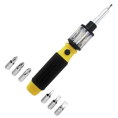 Image of Bit 360 Screwdriver, 6 in 1 tool, Yellow