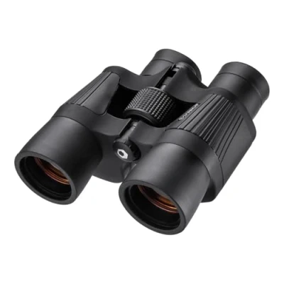 Image of Barska x Trail Reverse Porro 8 42 Binoculars Black Prism Variety Magnifications Coated Optics Wide Angle Large Objective Lenses Rubber Armor Non Slip Grip Carry Case Neckstrap