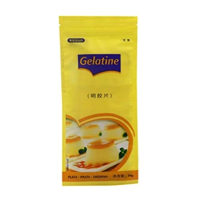 Image of 20 Sheets 50g Leaf Gelatin Leaves Silver Sheet Gelatine Baking Accessories for