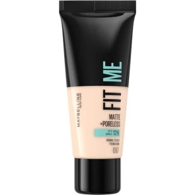 Image of Maybelline Fit Me Foundation, Medium Coverage, Blendable With a Matte and Poreless Finish, For Normal to Oily Skin, Shade: 097 Natural Porcelain, 30ml