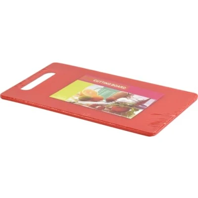 Image of Plastic Chopping Board 33 x 20 cm BPA Free Dishwasher Safe with Handle (2Pcs Green &amp; Red)