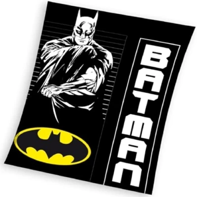 Image of Carbotex Batman Fleece Blanket Cuddly 130 x 170 cm