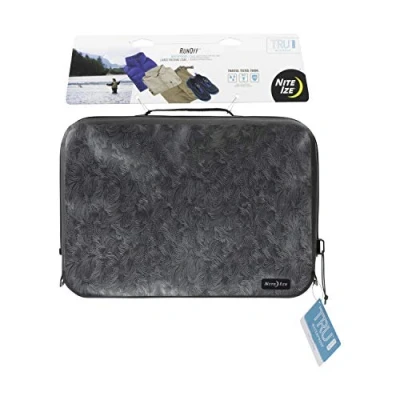 Image of Nite Ize Unisex&#039;s ROCL 09 R3 Runoff Waterproof Large Packing Cube, Black