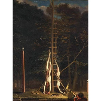 Image of Artery8 De Baen Corpses Of The Witt Brothers Painting Large Wall Art Poster Print Thick Paper 18X24 Inch