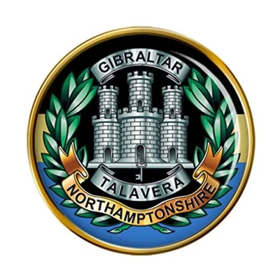 Image of Northamptonshire Regiment, British Army Pin Badge