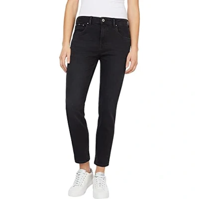 Image of Pepe Jeans Women&#039;s Violet Jeans, Black (Denim xf1), 33W / 34L