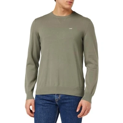 Image of Levi&#039;s Men&#039;s Lightweight Housemark Sweaters, Smokey Olive, XL