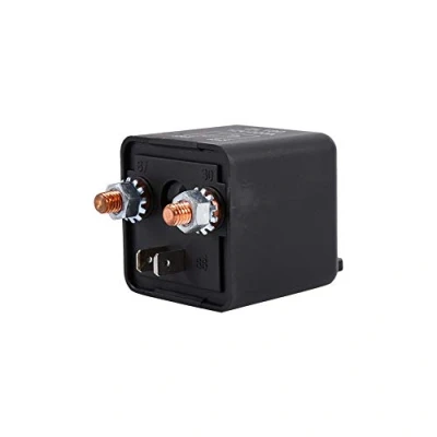 Image of Automotive Relays switch 12v 200a 4 Pin Universal Starter relay Car Auto Boat 200Amp Black Heavy Duty Split Charge ON/OFF continuous