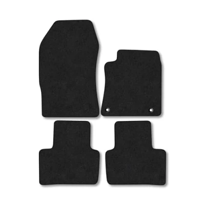 Image of Car Mats Compatible with Vauxhall Astra L Sports Tourer (2022 ) Tailored Fit Black Carpet Floor Set Accessory Custom 4 Pieces Anti Slip Backing &amp; Binding Trim Edge
