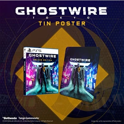 Image of Bethesda Ghostwire Deluxe Edition with Metal Poster (Exclusive to Amazon.co.uk) (PS5)