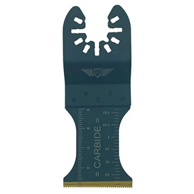 Image of 1 x TopsTools FA35ACT_1 Fast Change Tungsten Carbide Heavy Metal Blade Compatible with Dewalt Stanley Black and Decker Bosch Fein (Non StarLock) Makita Milwaukee Hitachi Parkside Ryobi Worx Multitool