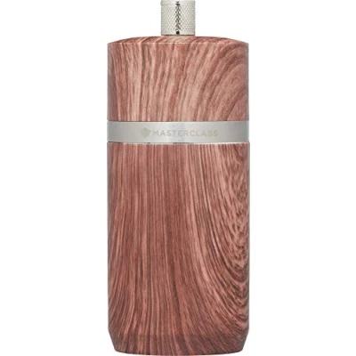 Image of MasterClass Mahogany Finish Salt or Pepper Mill 12cm