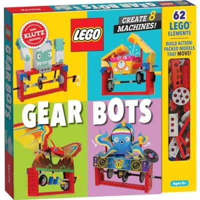 Image of LEGO Gear Bots (Klutz): Create 8 Machines