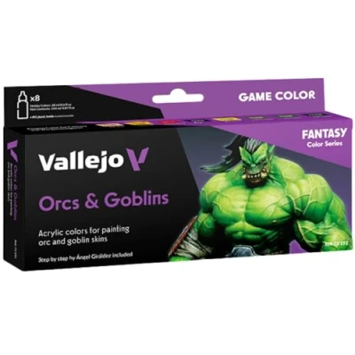 Image of AV Vallejo Game Color Set Orcs &amp; Goblins,17 ml (Pack of 8)