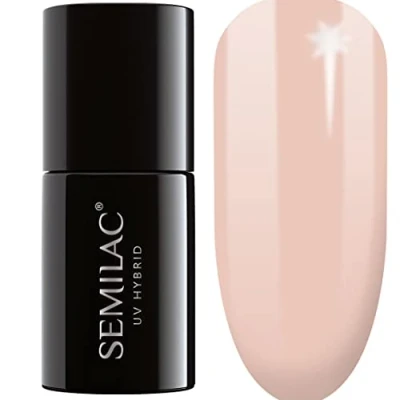 Image of Semilac Extend Base 5in1 816 Pale Nude Gel Nail Polish Functions Long Lasting and Easy to Apply UV/LED Nails 7ml