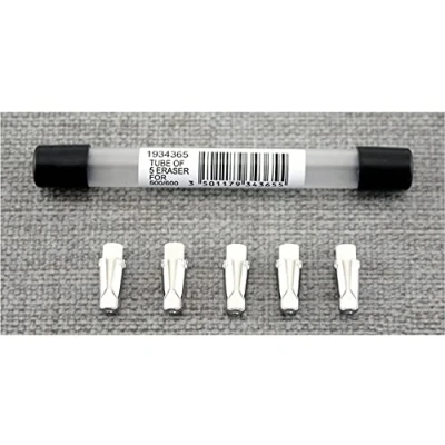 Image of rOtring 500 &amp; 600 Mechanical Pencil Replacement Eraser Refills Tube of 5 White Erasers Rubbers