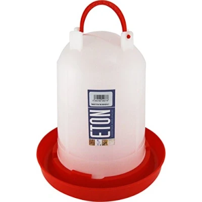 Image of Shorefields Eton Plastic Poultry Drinker In 4 Sizes 1.5lit, 3lit, 6lit, 12lit (6 Litre)