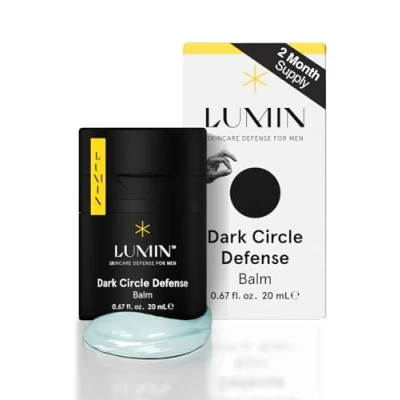 Image of Lumin Men&#039;s dark Circle Defense Balm Anti Aging Korean Formulated Eye Cream Treatment for circles, fine lines, &amp; wrinkles, Suitable all skin types, Daily Use, 20ml, 1 Pack