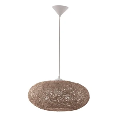 Image of EGLO Fabric Campilo hanging light in beige