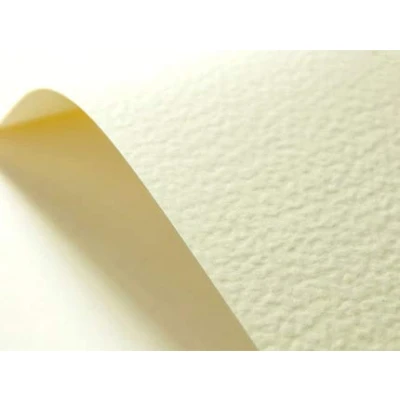 Image of Netuno 100 Sheets Ivory Hammered Textured Cardboard DIN A4 210x297mm 8.27x11.69″ 246gsm Elfenbens Chamois Embossed Paper for Printing Wedding Invitations Cards certificates Diplomas Books RSVP