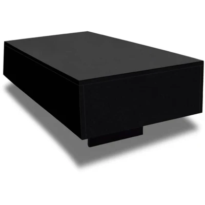 Image of vidaXL Coffee Table High Gloss Black