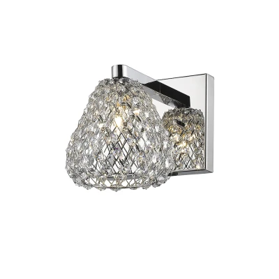 Image of Simone 1 Light Chrome Wall
