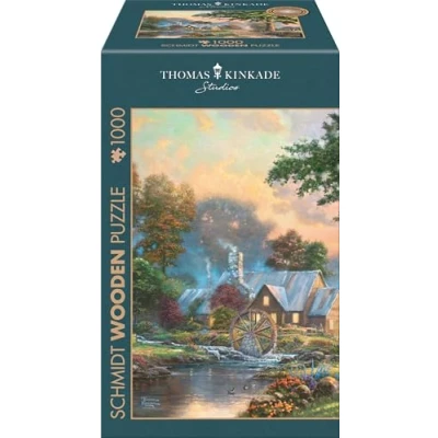 Image of Schmidt Thomas Kinkade: Simpler Times Wooden Puzzle Collection (1,000 Pieces) Jigsaw Ages 14+ 1+ Players