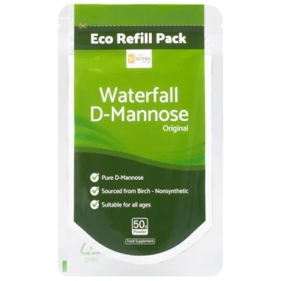 Image of Waterfall D Mannose Original Powder Eco Pack Pure Birch
