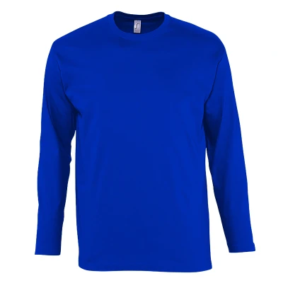 Image of SOLS Mens Monarch Long Sleeve T Shirt (Royal Blue) Size 2XL