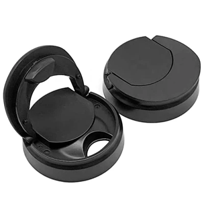 Image of Flip Top to Go Lid Compatible with Magic Bullet Blender 250W Accessories &amp; Replacement Part (2 Pack, Black)