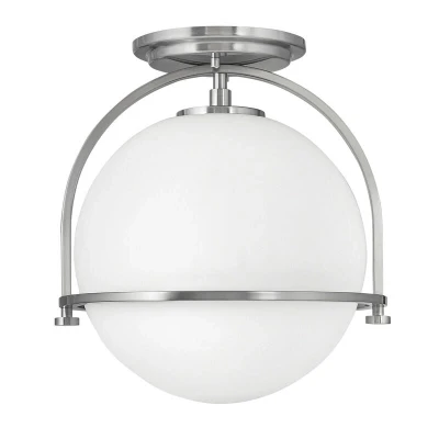 Image of Hinkley Somerset Globe Ceiling Light Brushed Nickel