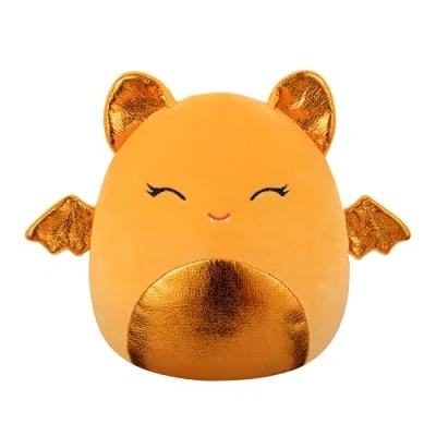 Image of Squishmallows 7.5 Inch Tangie the Orange Bat Halloween Plush