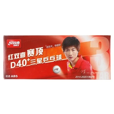 Image of DHS 10x D40 and 3 Star White Table Tennis Balls