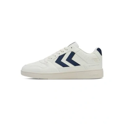 Image of hummel Unisex ST. Power Play CL Sneaker, White/Navy, 4 UK