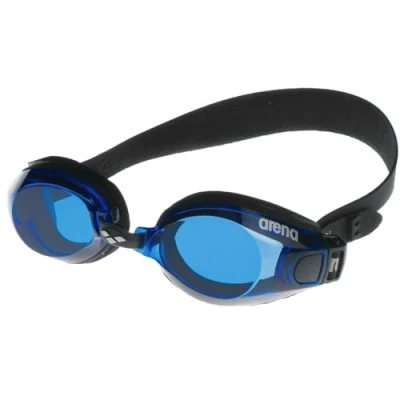 Image of Arena Zoom Neoprene Swimming Goggles black blue navy