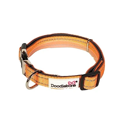 Image of Doodlebone Padded Collar, Peach, 6 11